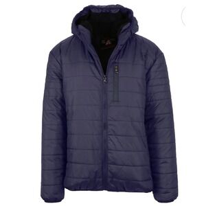 Spire By Galaxy Puffer Jacket Mens Large Navy New With Tags
